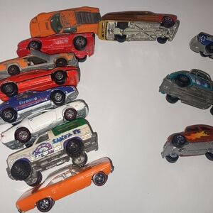 Assorted Die-Cast Toy Cars Set Vintage Rare